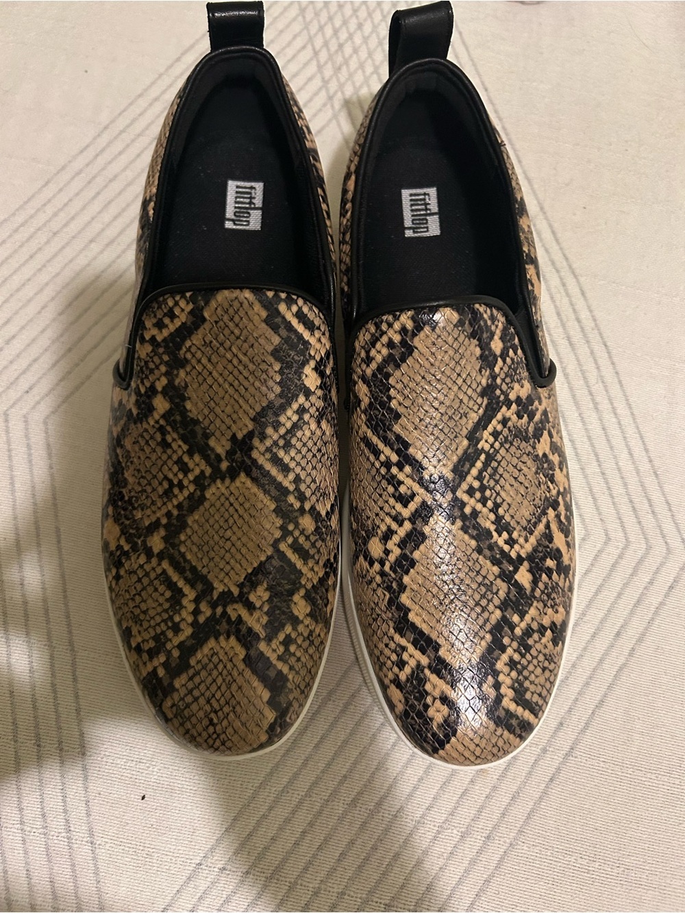 Fit Flop slip On Rally Snake Print Sneaker